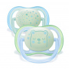 SCF376/11 Соска-пустышка силиконовая ортодонт. 0-6 мес+  PHILIPS AVENT Серия Ultra air