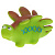B1583366-3 Игрушка для ванны динозаврик 1 шт. в сетке КАПИТОШКА в кор.4*120шт 341052