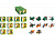 2106Q Конструктор пластиковый "Городская техника" (10 шт. в шоубоксе) ( Арт. 2106Q) кратно 10